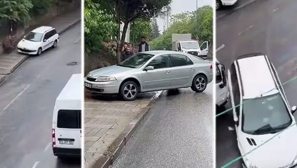 Otobüs Mazot Sızdırınca Araçlar Yolda Kalınca Panik Hava Hakim Oldu