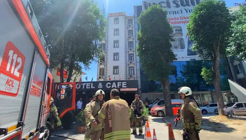 Fatih’te Otel Yemekhanesinde Yangın: Korkutan Anlar ve Sonrası