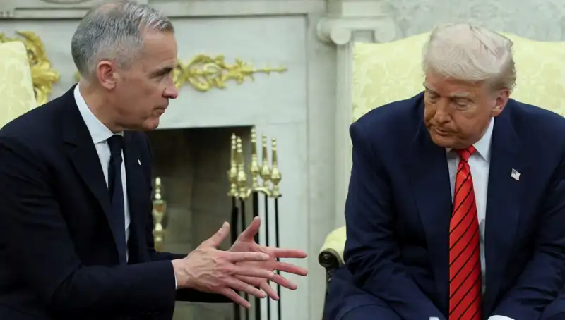 Trump'ın Beyaz Saray'daki Tartışmada Hedefi Kanada Oldu
