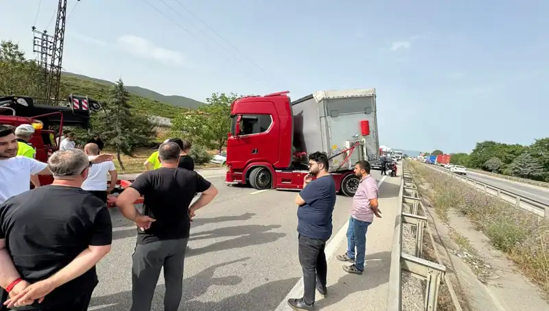 Seyir Halindeyken Arı Soktu: O Anlar Trafiği Kilitledi!